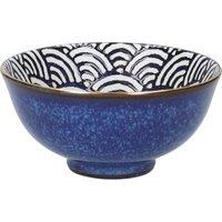 Mikasa Satori 6-Piece Porcelain Miso Bowl Set in Dark Blue