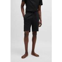 Hugo Men's Tape Tonal Logo Shorts Black | Size: Large