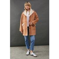 Shearling Bonded Coat