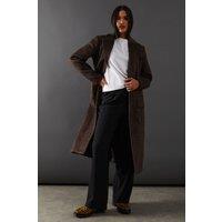Zig Zag Button Through Coat