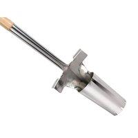 Kent & Stowe Long Handled Bulb Planter Stainless Steel in Beige