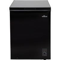 Willow Freestanding Chest Freezer 4* Freezer Rating 141L W142CFB in Black | Size: Large