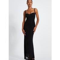 Quiz Women's Black Embellished Maxi Dress | Size: 12