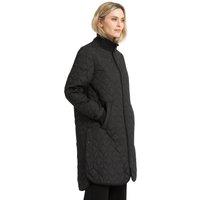 Ilse Jacobsen Women's Long Quilted Padded Coat Black | Size: 12