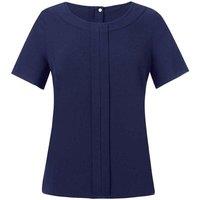 Brook Taverner Women's Verona Short-Sleeved Top in Navy | Size: 12