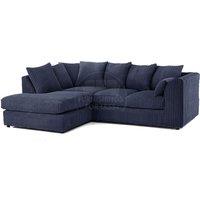 Luxor Jumbo Cord 4 Seater Corner sofa Left Hand Facing