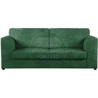 Luxor Jumbo Cord Fabric 3 Seater Sofa - Fullback