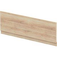 Balterley 1700mm Straight Bath Front Panel & Plinth - Bleached Oak in Brown