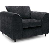 Zina Chenille Fabric Armchair Single Seater