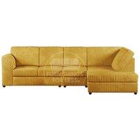 Luxor Jumbo Cord Large 5 Seater Corner Sofa Long Right Hand Facing - Full Back