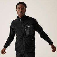 Regatta Men's 'Frankie' Full Zip Fleece in Black | Size: Small