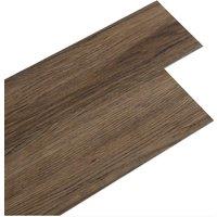 Living and Home 36Pcs PVC Wooden Self-adhesive Laminate Flooring Planks in Dark Brown