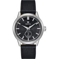 Heritor Automatic Men's Argento Leather-Band Watch in Silver