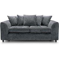 Furniture 786 Keria Chenille Fabric 3 Seater Sofa in Grey