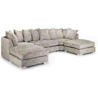 Furniture 786 Alaska U-Shaped Corner Sofa in Natural