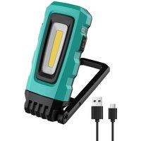 Koolite LED Inspection light, Waterproof, Rechargeable Work Light, Portable with Magnetic stand & clip in Blue