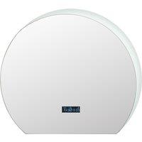 Gymax Bathroom Mirror LED Backlit Mirror With Touch Switch & 3-Color Lights in Silver