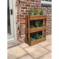 Charles Taylor Trading Large Country Kitchen Herb Garden in Brown