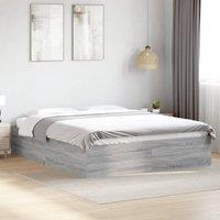 Berkfield Home Bed Frame without Mattress Grey Sonoma 160x200 cm