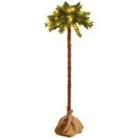 Berkfield Home Christmas Tree with LEDs 180 cm in Green