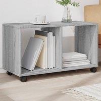 Berkfield Home vidaXL Rolling Cabinet Grey Sonoma 72x33x42.5 cm Engineered Wood in Grey