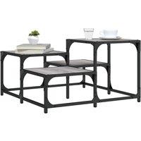 Berkfield Home Coffee Table Grey Sonoma 68x68x40 cm Engineered Wood | Size: 68 x 68 x 40 cm