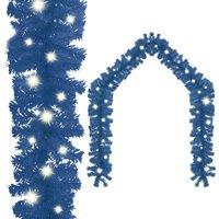 Berkfield Home Christmas Garland with LED Lights 5 m Blue