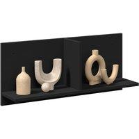 Berkfield Home Wall Cabinet 70x16.5x30 cm Black Engineered Wood