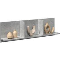 Berkfield Home Wall Cabinet 100x16.5x30 cm Concrete Grey Engineered Wood