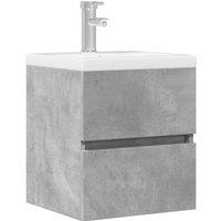 Berkfield Home Sink Cabinet Concrete Grey 41x38.5x45 cm Engineered Wood