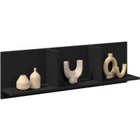 Berkfield Home Wall Cabinet 100x16.5x30 cm Black Engineered Wood