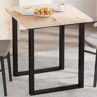 Berkfield Home Table Tops 2 pcs 70x35x2.5 cm Rectangular Solid Wood Pine in Brown