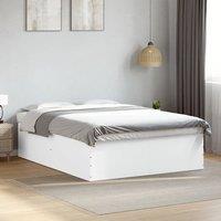 Berkfield Home Bed Frame without Mattress White 150x200 cm King Size