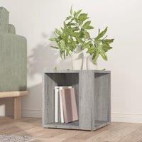 Berkfield Home Side Table Grey Sonoma 33x33x34.5 cm Engineered Wood