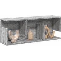 Wall Cabinet 80x20x30 cm Grey Sonoma Engineered Wood