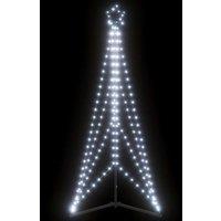 Berkfield Home Christmas Tree Light 363 LEDs Cold White 182 cm