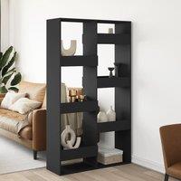 Berkfield Home Room Divider Black 100x33x175 cm Engineered Wood | Size: 100 x 33 x 175 cm