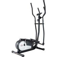 Elliptical Cross Trainer with Resistance, Monitor, Wheels