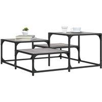 Coffee Table Grey Sonoma 87.5x87.5x40 cm Engineered Wood