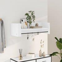 Berkfield Home Wall Shelf White 100x35x30.5 cm Engineered Wood