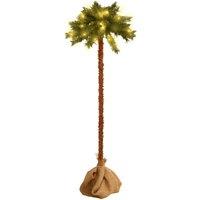 Berkfield Home Christmas Tree with LEDs 120 cm in Green