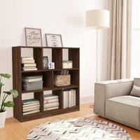 Berkfield Home Book Cabinet Brown Oak 97.5x29.5x100 cm Engineered Wood