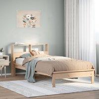 Berkfield Home Bookcase Bed without Mattress 100x200 cm Solid Wood Pine in Brown