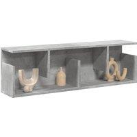 Berkfield Home Wall Cabinet 100x20x30 cm Concrete Grey Engineered Wood | Size: 100 x 20 x 30 cm
