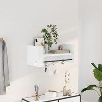 Berkfield Home Wall Shelf White 70.5x35x30.5 cm Engineered Wood