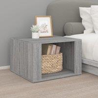 Berkfield Home Bedside Table Grey Sonoma 57x55x36 cm Engineered Wood | Size: 57 x 55 x 36 cm