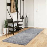 Berkfield Home Shaggy Rug PAMPLONA High Pile Modern Blue 80x250 cm | Size: Medium