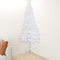 Berkfield Home Corner Artificial Christmas Tree White 240 cm PVC