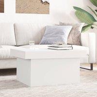Berkfield Home Coffee Table White 80x55x40 cm Engineered Wood | Size: 80 x 55 x 40 cm