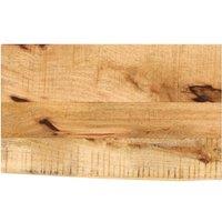 Berkfield Home Table Top 40x30x2.5 cm Live Edge Solid Wood Rough Mango in Brown